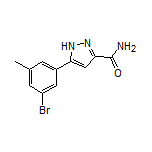 5-(3-Bromo-5-methylphenyl)-1H-pyrazole-3-carboxamide