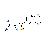 5-(Quinoxalin-6-yl)-1H-pyrazole-3-carboxamide