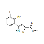 Methyl 5-(2-Bromo-3-fluorophenyl)-1H-pyrazole-3-carboxylate