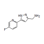 5-(5-Fluoropyridin-2-yl)-1H-pyrazole-3-methanamine