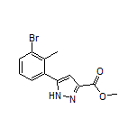 Methyl 5-(3-Bromo-2-methylphenyl)-1H-pyrazole-3-carboxylate