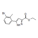 Ethyl 5-(3-Bromo-2-methylphenyl)-1H-pyrazole-3-carboxylate
