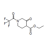 Ethyl 3-Oxo-1-(2,2,2-trifluoroacetyl)piperidine-4-carboxylate