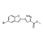 Methyl 5-(5-Bromobenzofuran-2-yl)-1H-pyrazole-3-carboxylate