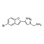 5-(5-Bromobenzofuran-2-yl)-1H-pyrazole-3-methanamine