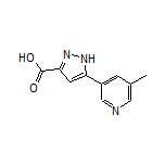 5-(5-Methylpyridin-3-yl)-1H-pyrazole-3-carboxylic Acid
