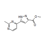 Methyl 5-(2-Methylpyrimidin-4-yl)-1H-pyrazole-3-carboxylate