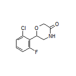 6-(2-Chloro-6-fluorophenyl)morpholin-3-one