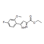 Ethyl 5-(4-Fluoro-2-methoxyphenyl)-1H-pyrazole-3-carboxylate