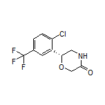 (R)-6-[2-Chloro-5-(trifluoromethyl)phenyl]morpholin-3-one