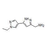 1’-Ethyl-1’H,2H-[3,4’-bipyrazole]-5-methanamine