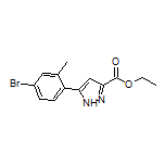 Ethyl 5-(4-Bromo-2-methylphenyl)-1H-pyrazole-3-carboxylate