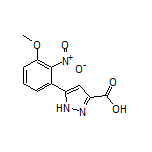 5-(3-Methoxy-2-nitrophenyl)-1H-pyrazole-3-carboxylic Acid
