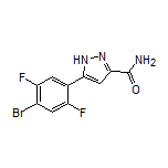 5-(4-Bromo-2,5-difluorophenyl)-1H-pyrazole-3-carboxamide