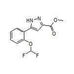 Methyl 5-[2-(Difluoromethoxy)phenyl]-1H-pyrazole-3-carboxylate