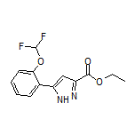 Ethyl 5-[2-(Difluoromethoxy)phenyl]-1H-pyrazole-3-carboxylate
