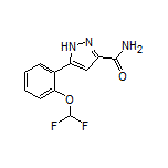 5-[2-(Difluoromethoxy)phenyl]-1H-pyrazole-3-carboxamide