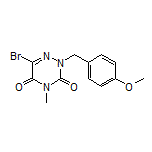 6-Bromo-2-(4-methoxybenzyl)-4-methyl-1,2,4-triazine-3,5(2H,4H)-dione