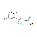 5-(5-Fluoro-2-methylphenyl)-1H-pyrazole-3-carboxylic Acid