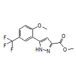 Methyl 5-[2-Methoxy-5-(trifluoromethyl)phenyl]-1H-pyrazole-3-carboxylate