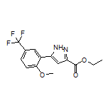 Ethyl 5-[2-Methoxy-5-(trifluoromethyl)phenyl]-1H-pyrazole-3-carboxylate