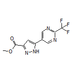 Methyl 5-[2-(Trifluoromethyl)pyrimidin-5-yl]-1H-pyrazole-3-carboxylate