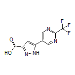5-[2-(Trifluoromethyl)pyrimidin-5-yl]-1H-pyrazole-3-carboxylic Acid