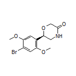 (R)-6-(4-Bromo-2,5-dimethoxyphenyl)morpholin-3-one