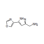 5-(Oxazol-4-yl)-1H-pyrazole-3-methanamine