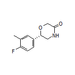 (S)-6-(4-Fluoro-3-methylphenyl)morpholin-3-one