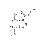 Ethyl 8-Bromo-5-(methylthio)imidazo[1,5-c]pyrimidine-1-carboxylate