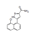 5-(8-Chloronaphthalen-1-yl)-1H-pyrazole-3-carboxamide