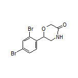 6-(2,4-Dibromophenyl)morpholin-3-one