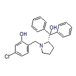 (S)-5-Chloro-2-[[2-(hydroxydiphenylmethyl)pyrrolidin-1-yl]methyl]phenol
