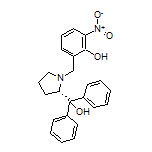 (S)-2-[[2-(Hydroxydiphenylmethyl)pyrrolidin-1-yl]methyl]-6-nitrophenol