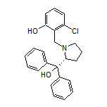 (R)-3-Chloro-2-[[2-(hydroxydiphenylmethyl)pyrrolidin-1-yl]methyl]phenol