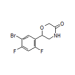 6-(5-Bromo-2,4-difluorophenyl)morpholin-3-one
