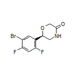 (R)-6-(5-Bromo-2,4-difluorophenyl)morpholin-3-one