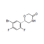 (S)-6-(5-Bromo-2,4-difluorophenyl)morpholin-3-one