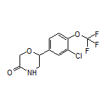 6-[3-Chloro-4-(trifluoromethoxy)phenyl]morpholin-3-one