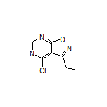 4-Chloro-3-ethylisoxazolo[5,4-d]pyrimidine