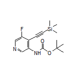 N-Boc-5-fluoro-4-[(trimethylsilyl)ethynyl]pyridin-3-amine