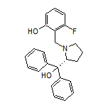 (R)-3-Fluoro-2-[[2-(hydroxydiphenylmethyl)pyrrolidin-1-yl]methyl]phenol
