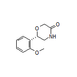 (S)-6-(2-Methoxyphenyl)morpholin-3-one