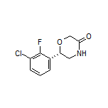 (S)-6-(3-Chloro-2-fluorophenyl)morpholin-3-one
