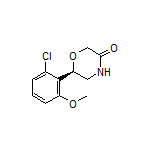 (R)-6-(2-Chloro-6-methoxyphenyl)morpholin-3-one