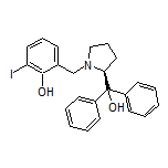 (S)-2-[[2-(Hydroxydiphenylmethyl)pyrrolidin-1-yl]methyl]-6-iodophenol