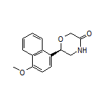(R)-6-(4-Methoxy-1-naphthyl)morpholin-3-one