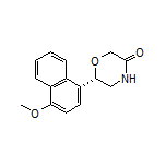 (S)-6-(4-Methoxy-1-naphthyl)morpholin-3-one