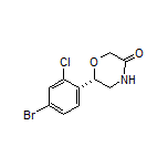 (S)-6-(4-Bromo-2-chlorophenyl)morpholin-3-one